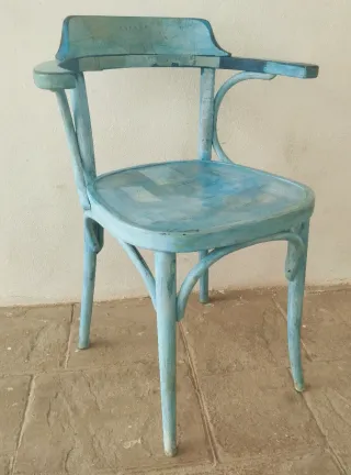 Sedia Thonet personalizzata stile nautico