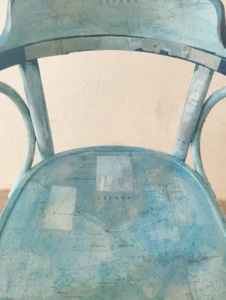 Sedia Thonet personalizzata stile nautico