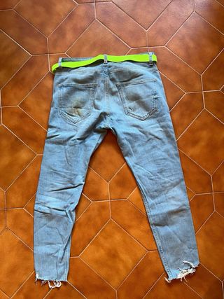 Pantalones Zara Skinny Desgastados