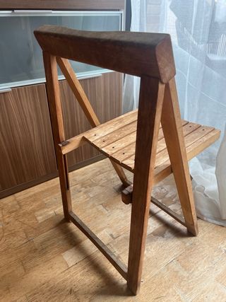 Silla plegable madera Aldo Jacober
