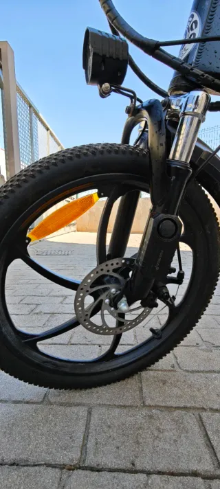 Bicicleta Eléctrica Plegable ADO Negra