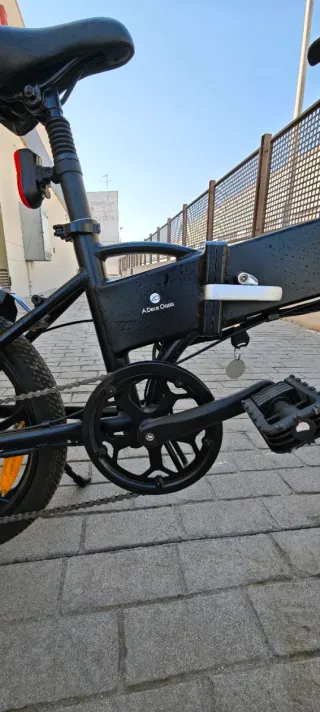 Bicicleta Eléctrica Plegable ADO Negra