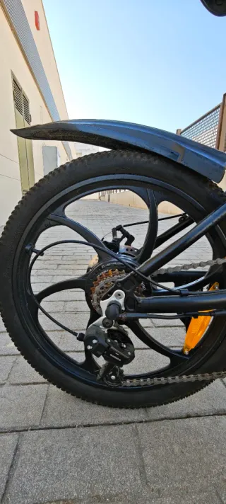 Bicicleta Eléctrica Plegable ADO Negra