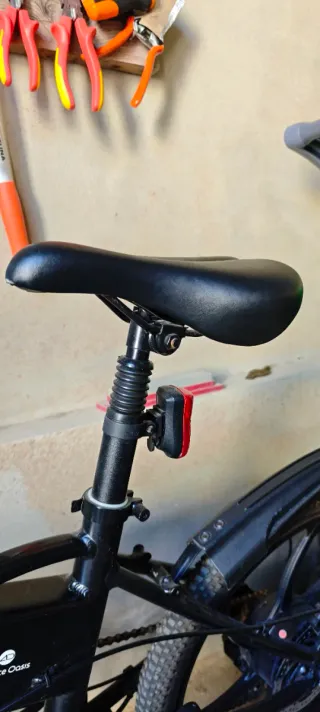 Bicicleta Eléctrica Plegable ADO Negra