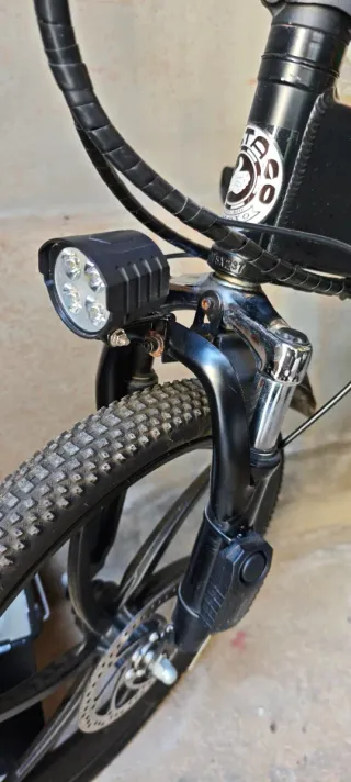 Bicicleta Eléctrica Plegable ADO Negra