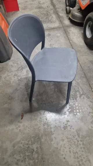 Silla Ezpeleta Trena Polipropileno Gris