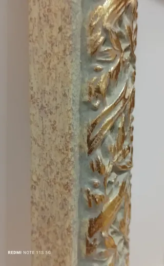 Marco 20x25 Beige y Dorado
