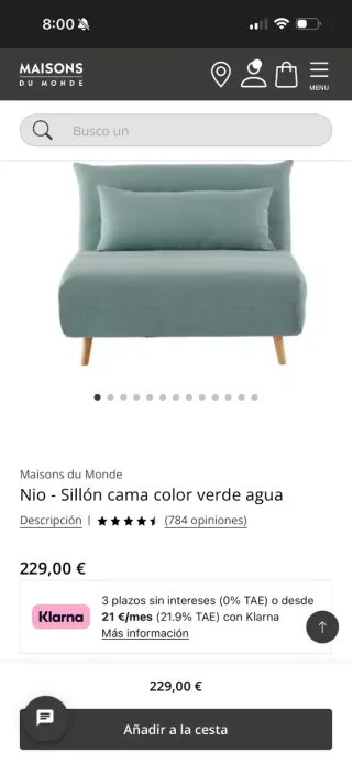 2 Sofá Cama Individual Verde Agua