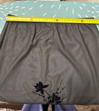 Falda de tul bordada floral