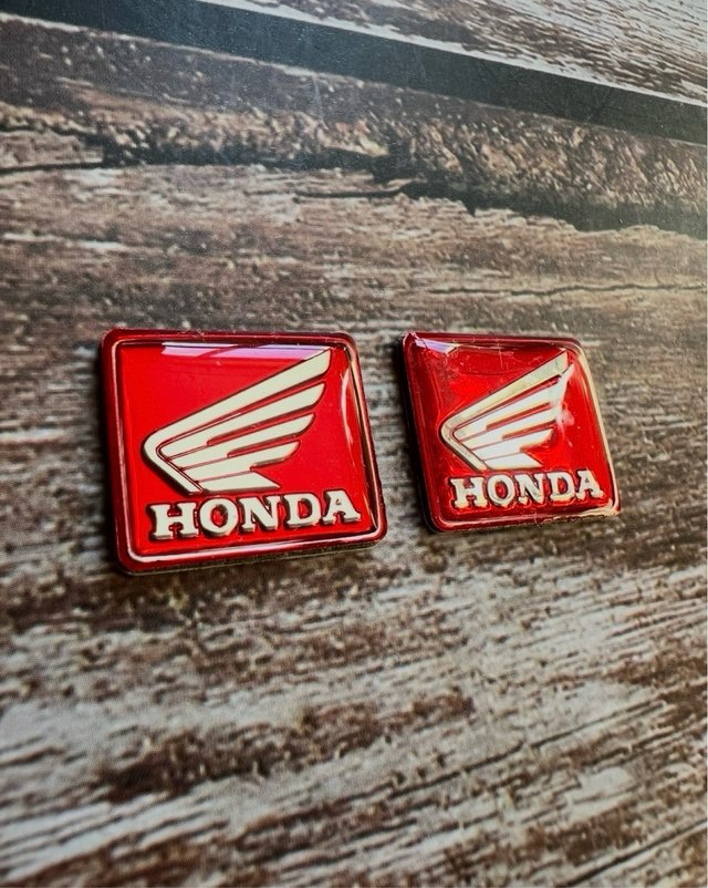 EMBLEMAS METALICOS HONDA MANILLAR MOTO LOGO