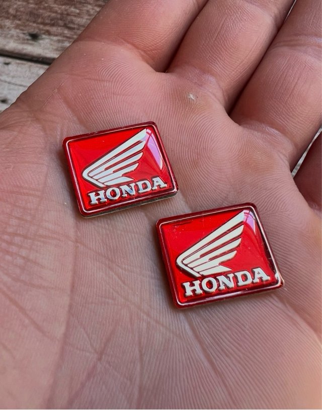 EMBLEMAS METALICOS HONDA MANILLAR MOTO LOGO