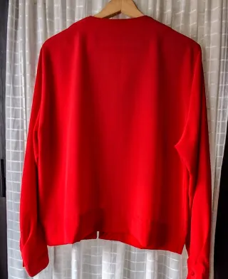 Blusa Roja Vintage Michel Bustos