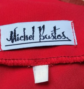 Blusa Roja Vintage Michel Bustos