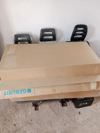 Puerta madera y melamina interior/exterior nuevas