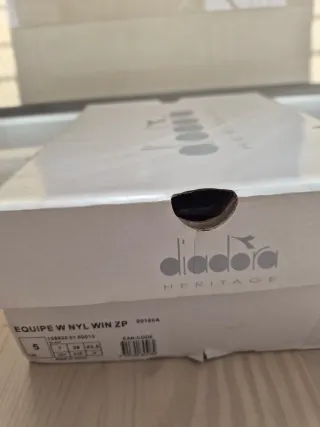 Zapatillas Diadora cuña interior negras