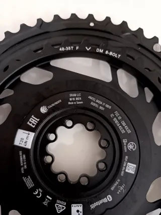 Platos SRAM RED E1 48/35 quarq potenciómetro