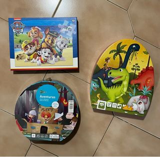 Lote 3 Puzzles Infantiles
