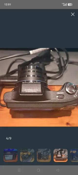 Cámara Olympus Negra y Plateada no envíos