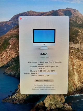 Ordenador Apple iMac 21"