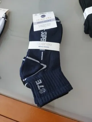 Calzini sportivi Querda uomo blu/bianco