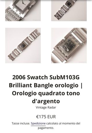 Orologio Swatch Donna Irony Vintage 2005