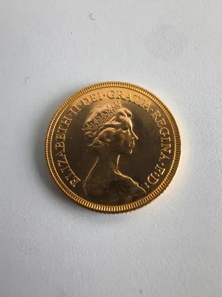 Soberano de Oro 1981 Isabel II