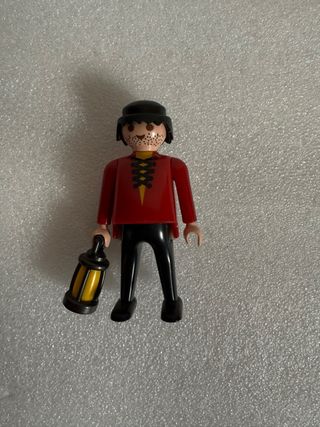 Playmobil Aldeano Medieval con Farol