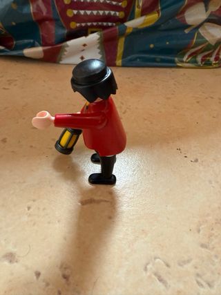 Playmobil Aldeano Medieval con Farol