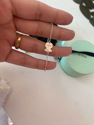 Pulsera Tous Plata 925 oso rosa