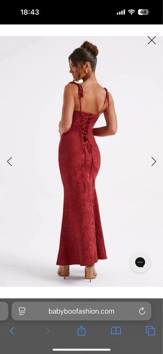 Vestido Babyboo rojo para eventos