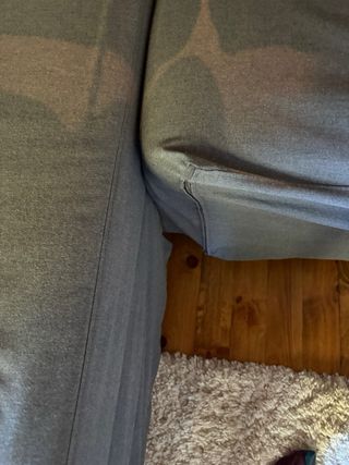 Fodera per divano letto Friheten grigio Ikea. Lato destro.