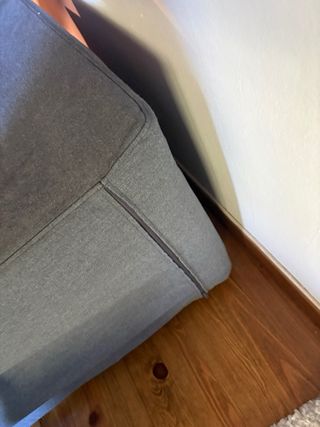 Fodera per divano letto Friheten grigio Ikea. Lato destro.