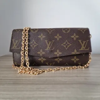 Bolso Cartera Louis Vuitton Piel Cadena Dorada