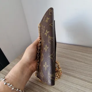 Bolso Cartera Louis Vuitton Piel Cadena Dorada