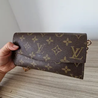 Bolso Cartera Louis Vuitton Piel Cadena Dorada