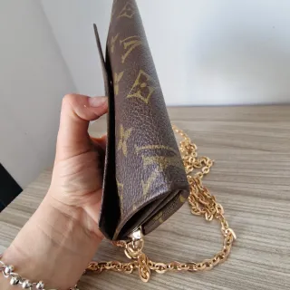 Bolso Cartera Louis Vuitton Piel Cadena Dorada