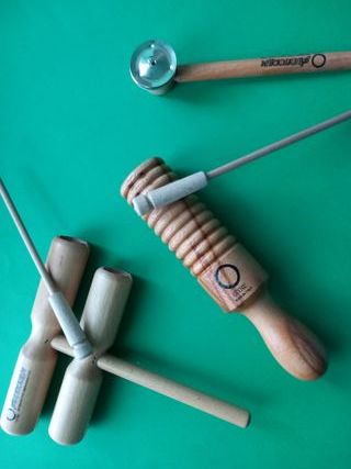 Set 3 Strumenti Percussione Ritmo