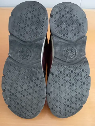 Botines Carmela grises con cremallera