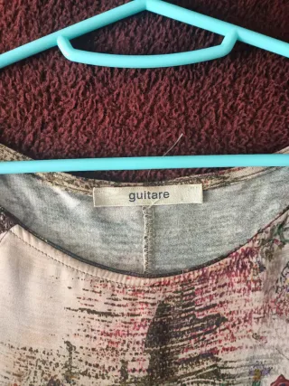 Blusa manga larga estampada