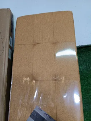 SONGMICS Mazie Colección - Puff Almacenaje, Banco