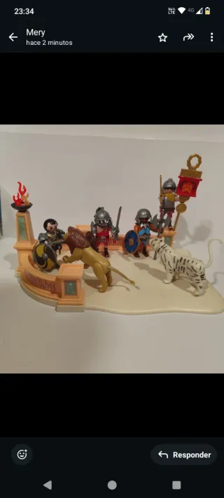 Playmobil Gladiadores y Animales