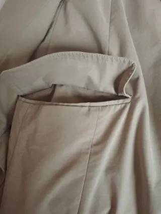 Gabardina Zara Beige Talla M