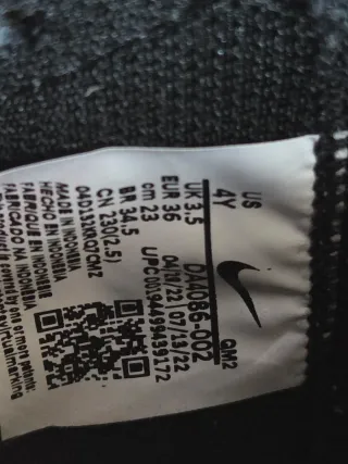 Zapatillas Nike Blazer Mid Negras Blancas