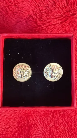 Pendientes Versace Medusa Oro 18k