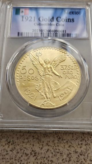 Moneda 50 Pesos México 1921