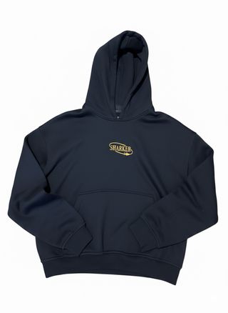 Sudadera Streetwear Baggy Vintage Azul Marino