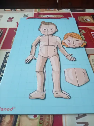 Puzzle Cuerpo Humano Magnético Janod