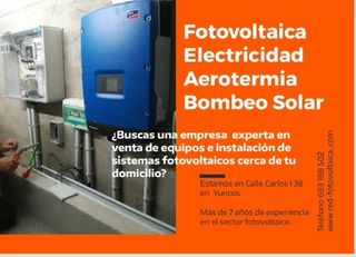 Cambio Profesional de Inversor Fotovoltaico Averia