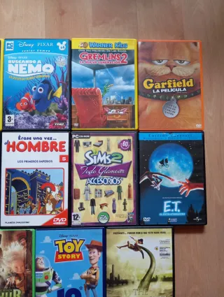 Lote 11 Películas DVD Infantiles Variadas