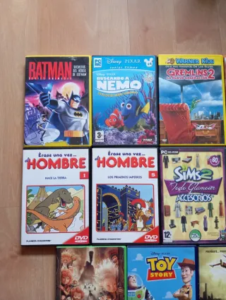 Lote 11 Películas DVD Infantiles Variadas